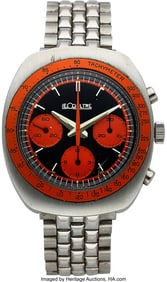 54285: LeCoultre, Stainless Steel Chronograph, Valjoux