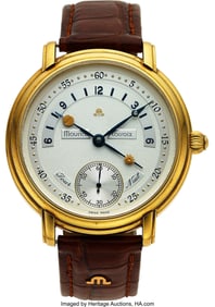 54289: Maurice LaCroix, 18k Yellow Gold Calendar Model