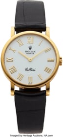 54303: Rolex Cellini 18K Yellow Gold 5109 Roman Dial C