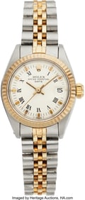 54309: Rolex, Lady's Oyster Perpetual Date, Two Tone, c