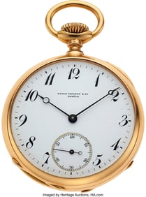 54237: Patek Philippe & Co. High Grade 18K Gold Pocket