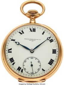 54243: Patek Philippe & Cie, 18K Gold Pocket Watch, cir