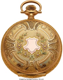 54330: Waltham, Multicolor Gold 18 Size Hunter With O'H
