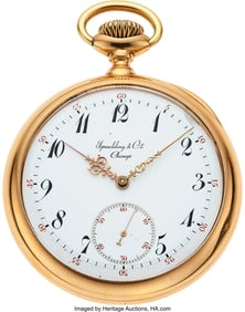 54249: Patek Philippe & Co. Large Gold Watch For Spauld