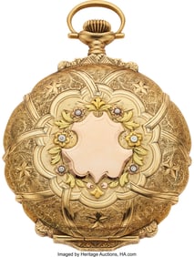 54335: Illinois 23 Jewel Inter-State Chronometer Gold M
