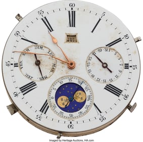 54341: Swiss, Minute Repeating Moon Phase & Calendar Mo