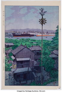 Kasamatsu Shiro (Japanese, 1898-1991) A Group of: Kasamatsu Shiro (Japanese, 1898-1991) A Group of Six Prints, c. 1950s Woodblock prints 15-7/8 x 10-1/2 inches (40.3 x 26.7 cm) (each