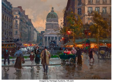 69039: Edouard-Léon Cortès (French, 1882-1969) Place