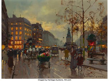 69040: Edouard-Léon Cortès (French, 1882-1969) Place