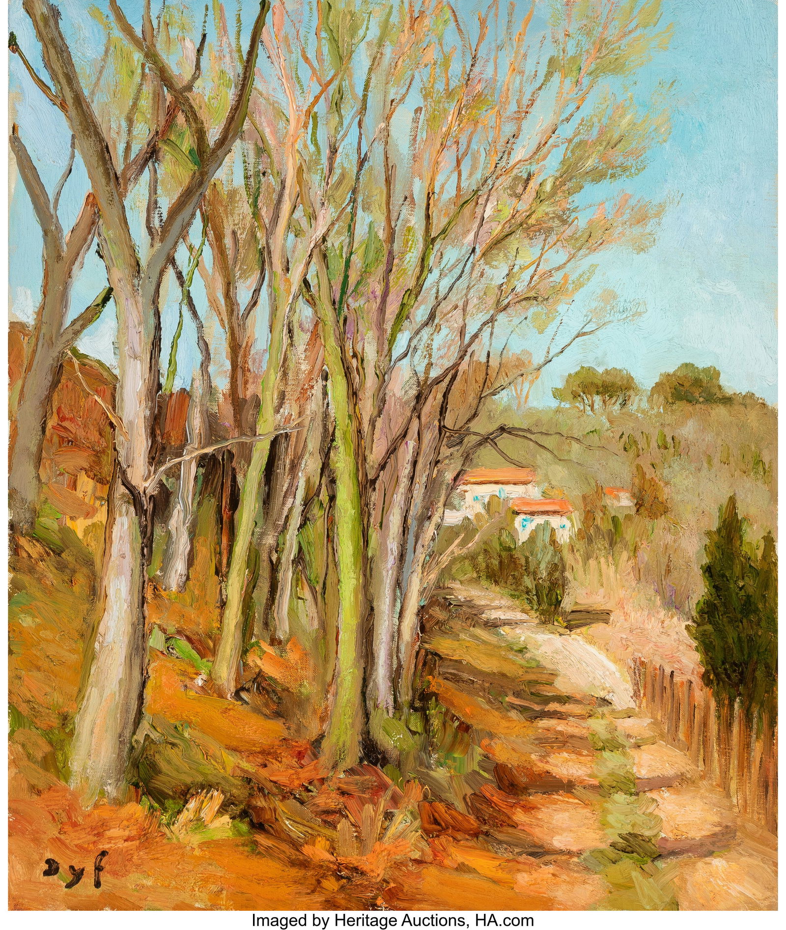 69005&colon; Marcel Dyf &lpar;French&comma; 1899-1985&rpar; Le chemin de la c
