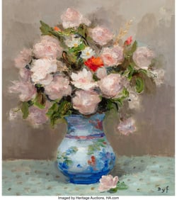 69006: Marcel Dyf (French, 1899-1985) Roses au pichet F
