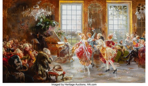 69063: Sinibaldo Tordi (Italian, 1876-1955) The minuet