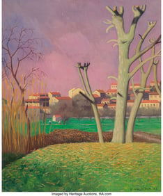69013: Félix Edouard Vallotton (Swiss, 1865-1925) Plat