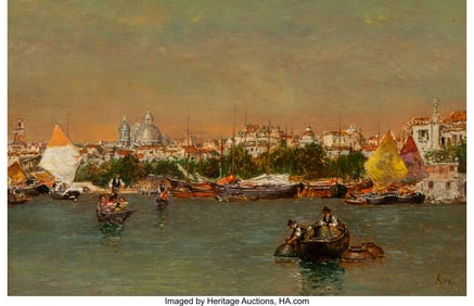69070: Martín Rico y Ortega (Spanish, 1833-1908) Gondo