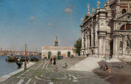 69072: Martín Rico y Ortega (Spanish, 1833-1908) Santa