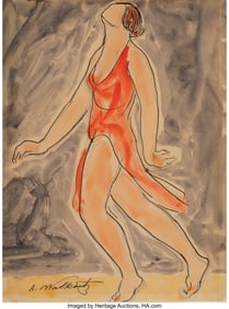 69172&colon; Abraham Walkowitz &lpar;American&comma; 1878-1965&rpar; Isadora 
