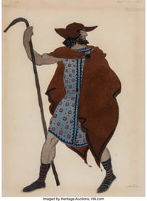69173: Léon Bakst (Russian, 1866-1924) Costume design