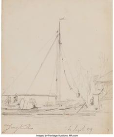 69159: Johan Barthold Jongkind (Dutch, 1819-1891) Péni