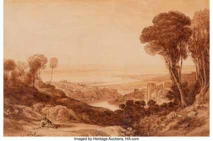 69147&colon; Edward Lear &lpar;British&comma; 1812-1888&rpar; View of Nice In