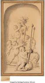 69132&colon; Jacob de Wit &lpar;Dutch&comma; 1695-1754&rpar; Allegory of autu