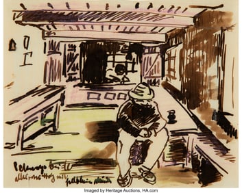 69179&colon; Max Pechstein &lpar;German&comma; 1881-1955&rpar; Schnapsbude&comma; 1
