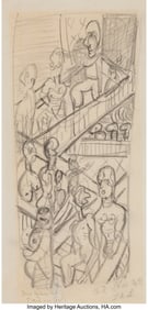 69180: Max Beckmann (German, 1884-1950) Wir kommen aus