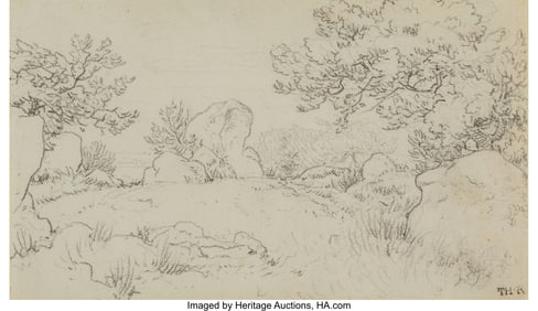 69153: Théodore Rousseau (French, 1812-1867) Clairièr