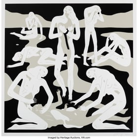 43292: Cleon Peterson (b. 1973) Virgins (White), 2017 S