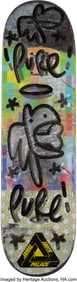 43101: Pure Evil (b. 1968) Untitled Screenprint in colo
