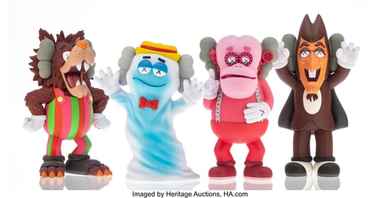 43199: KAWS X General Mills Cereal Monsters: Boo Berry;