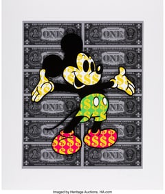 43005: Ben Allen (b. 1979) Monster Mickey, 2021 3D cut