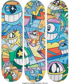 43296: PEZ (b. 1976) 20 Years Smiling With Friends (tri