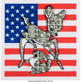 43006: Ben Allen (b. 1979) One Dollar Love, 2021 3D cut