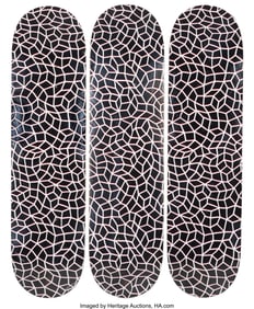 43209: Yayoi Kusama X MoMA Infinity Nets (triptych), 20