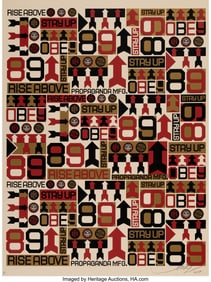 43112: Shepard Fairey (b. 1970) Rise Above Arrows Patte