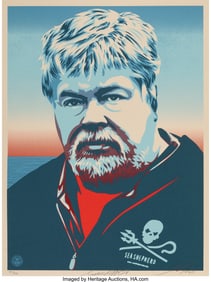 43116: Shepard Fairey (b. 1970) Captain Watson, 2009 Sc