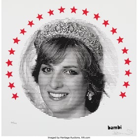 43019: BAMBI (20th Century) Lady Di (Small) Screenprint