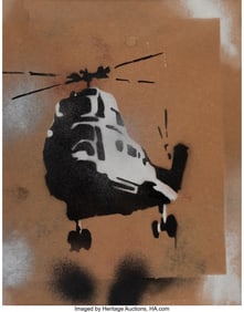 43021: Banksy Hates Me (20th Century) Untitled, 2021 Sp