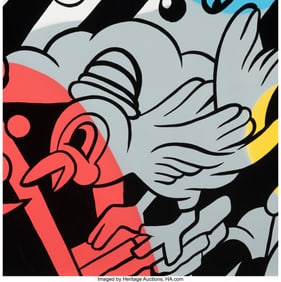 43221: Greg Mike (b. 1982) C5, 2023 Acrylic and spray p