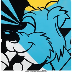43224: Greg Mike (b. 1982) B5, 2023 Acrylic and spray p