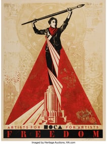 43128: Shepard Fairey (b. 1970) Artists for Freedom, 20
