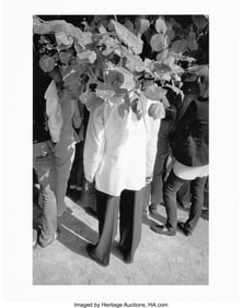 43327: Josh Smith (b. 1976) Man Behind Leaves, 2015 Dig