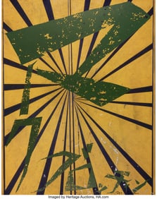 43234: Takashi Murakami X Mark Grotjahn Untitled (Canar