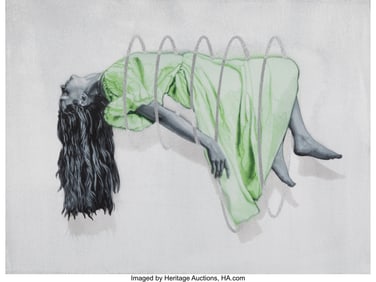 43329: Snik (20th Century) Escape (Green), 2022 Spray p