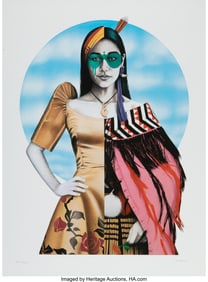 43139: Fin Dac (20th Century) Selenaia, 2019 Screenprin