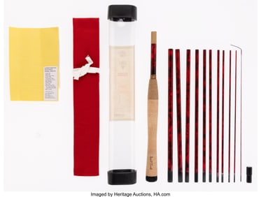 43338: Supreme X South2 West8  Tenkara Fishing Rod (Red