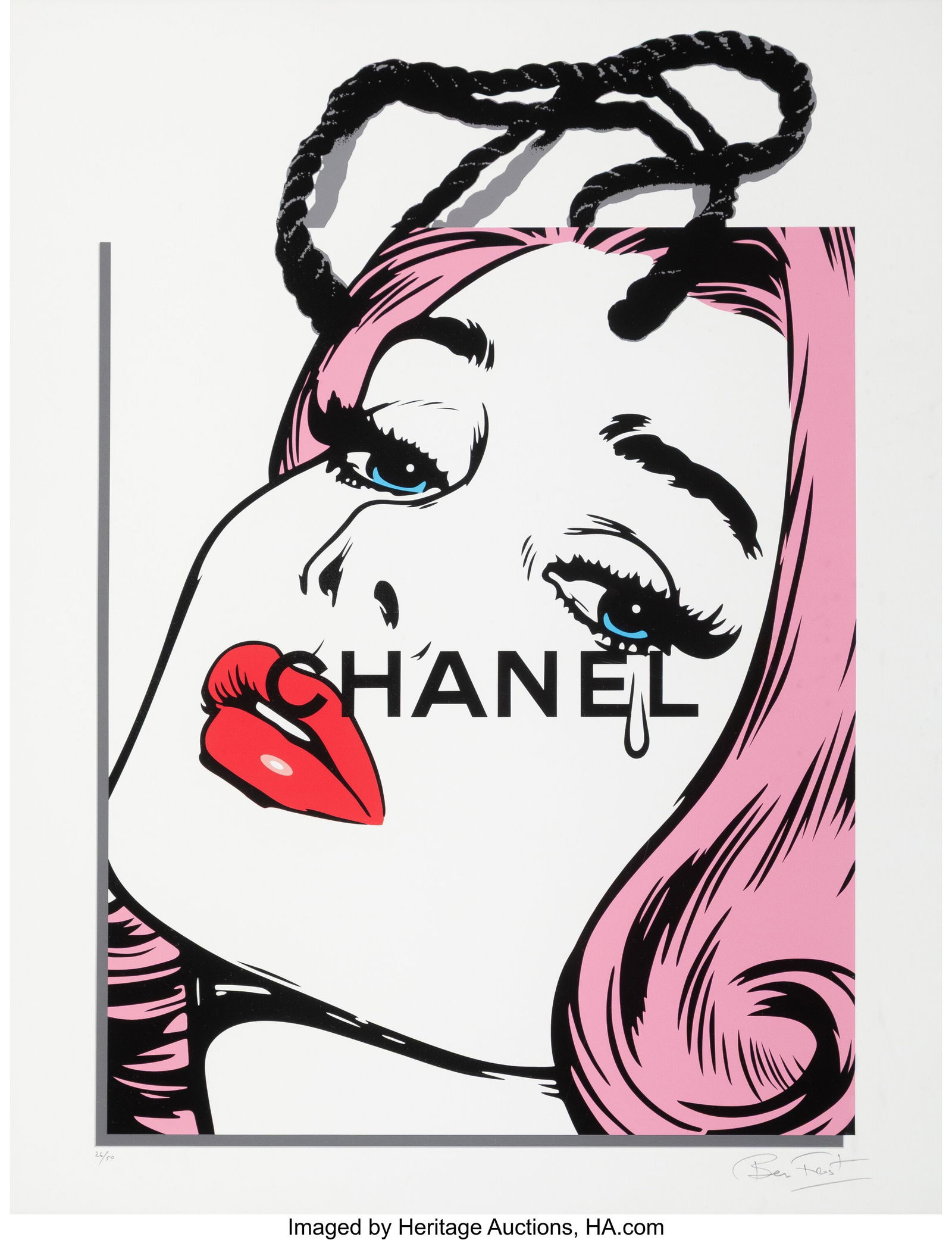 Ben Frost (b. 1975) Effortless, 2016 Giclée pri: Ben Frost (b. 1975) Effortless, 2016 Giclée print in colors on Cotton Rag paper 24 x 18 inches (61.0 x 45.7 cm) (sheet) Ed. 26&so