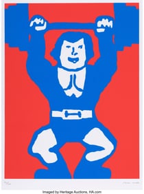 43347: James Ulmer (b. 1981) Mr. Muscle, 2017 Screenpri