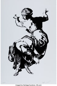 43054: Blek le Rat (b. 1951) Sibyl, 2013 Screenprint in