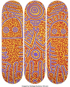 43157: Keith Haring Estate X The Skateroom Untitled (tr